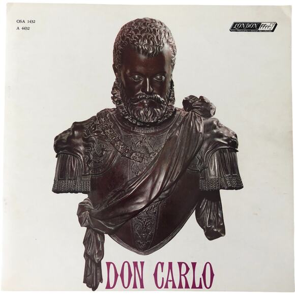 Giuseppe Verdi - Don Carlo w Tebaldi 4x Vinyl Record London 1432 A4432 Opera - Picture 3 of 6